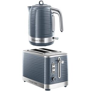 (Grey, Kettle and 2 Slice Toaster) Russell Hobbs 24382 Inspire High Gloss Plasti (Grey, Kettle and 2 Slice Toaster) Russell Hobbs 24382 Inspire High Gloss Plasti