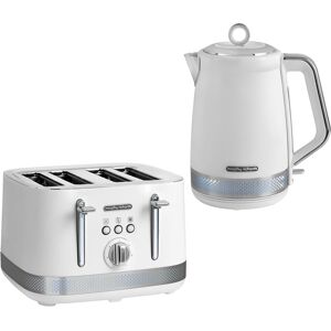 Morphy Richards Illumination White 1.7L Kettle & 4 Slice Toaster Set Morphy Richards Illumination White 1.7L Kettle & 4 Slice Toaster Set