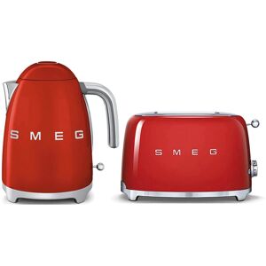 Smeg KLF03RDUK 1.7Ltr - 3kw Kettle and TSF01RDUK 2 Slice Toaster Set in Red Smeg KLF03RDUK 1.7Ltr - 3kw Kettle and TSF01RDUK 2 Slice Toaster Set in Red