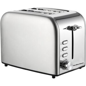 Hamilton Beach Rise 2 Slice Brushed & Polished Stainless Steel Toaster Hamilton Beach Rise 2 Slice Brushed & Polished Stainless Steel Toaster