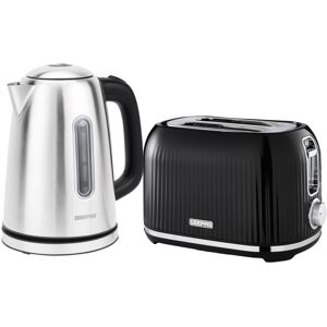Geepas 1.7L Illuminating Electric Kettle & 2 Slice Bread Toaster Combo Geepas 1.7L Illuminating Electric Kettle & 2 Slice Bread Toaster Combo