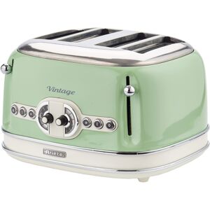 Ariete 0156/04 Retro Style 4 Slice Toaster with 2 Slice Control, 6 Browning Leve Ariete 0156/04 Retro Style 4 Slice Toaster with 2 Slice Control, 6 Browning Leve