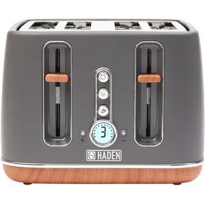 Haden Dorchester Grey Toaster 4 Slice - Variable Browning Levels - Digital Contr Haden Dorchester Grey Toaster 4 Slice - Variable Browning Levels - Digital Contr