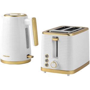 Salter COMBO-7996 Palermo Electric Kettle and Toaster Set, 2-Slice Toaster with Salter COMBO-7996 Palermo Electric Kettle and Toaster Set, 2-Slice Toaster with