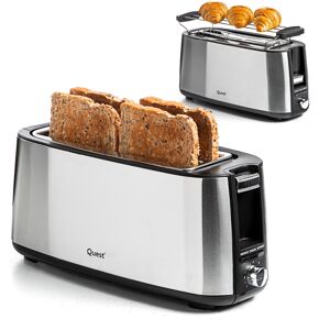Garmin Quest 34620 4 Slice Toaster with Long Slots / Removable Warming Rack / 7 Brownin Garmin Quest 34620 4 Slice Toaster with Long Slots / Removable Warming Rack / 7 Brownin
