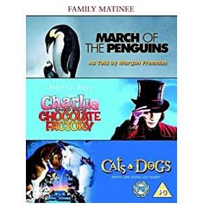 Warner Bros March of the penguins/Charlie and Chocolate Factory/Cats & Dogs Warner Bros March of the penguins/Charlie and Chocolate Factory/Cats & Dogs