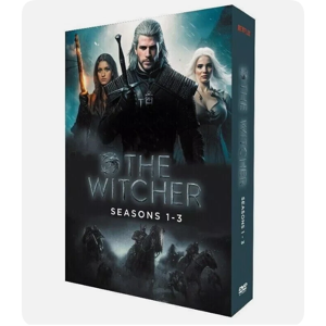 Unbranded The Witcher Season 1-3 DVD TV Series 9-Disc New Box Set English Unbranded The Witcher Season 1-3 DVD TV Series 9-Disc New Box Set English