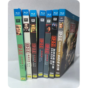 Unbranded 9-1-1 Season 1-7 :Series 19-Disc TV Series 1080P BD All Region New Box Set Seale Unbranded 9-1-1 Season 1-7 :Series 19-Disc TV Series 1080P BD All Region New Box Set Seale