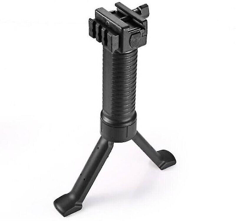 Unbranded (Foldable Retractable Vertical Bipod Foregrip Black) Foldable Retractable Vertic