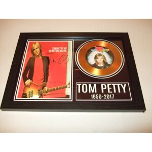 gold disc man TOM PETTY SIGNED DISC gold disc man TOM PETTY SIGNED DISC