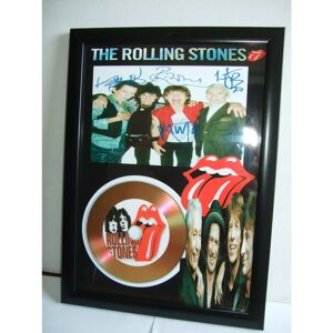 gold disc man THE ROLLING STONES SIGNED DISC gold disc man THE ROLLING STONES SIGNED DISC