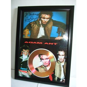 gold disc man ADAM ANT SIGNED DISC gold disc man ADAM ANT SIGNED DISC
