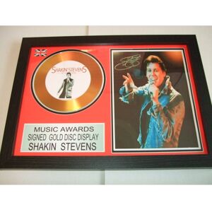 gold disc man shakin stevens signed gold disc man shakin stevens signed