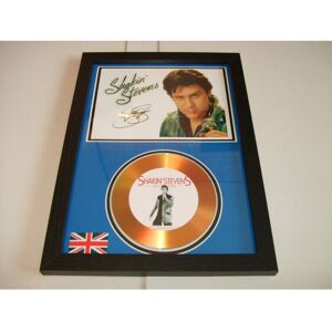 gold disc man shakin stevens signed gold disc man shakin stevens signed