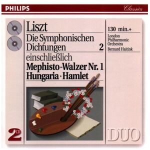 Philips Liszt - Tone Poems, Vol. 2 including Mephisto Waltz No.1, Hungaria & Hamlet. Philips Liszt - Tone Poems, Vol. 2 including Mephisto Waltz No.1, Hungaria & Hamlet.