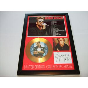 gold disc man george michael signed disc gold disc man george michael signed disc