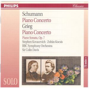 Philips Piano Concertos, Piano Sonata, Op. 7 - Robert Schumann - CD Philips Piano Concertos, Piano Sonata, Op. 7 - Robert Schumann - CD