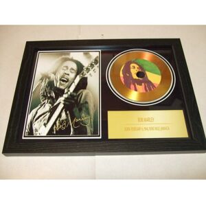 gold disc man bob marley signed disc display gold disc man bob marley signed disc display