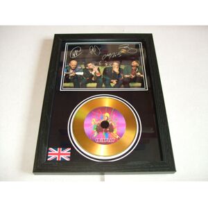 gold disc man coldplay signed disc gold disc man coldplay signed disc