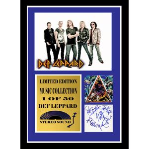 gold disc man def leppard signed display gold disc man def leppard signed display