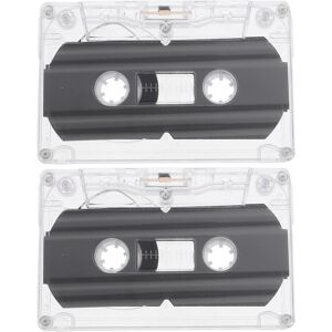 Unbranded 2 Pcs Cassette Tapes Plastic Cassettes Tapes Blank Cassette Transparent Cassette Unbranded 2 Pcs Cassette Tapes Plastic Cassettes Tapes Blank Cassette Transparent Cassette