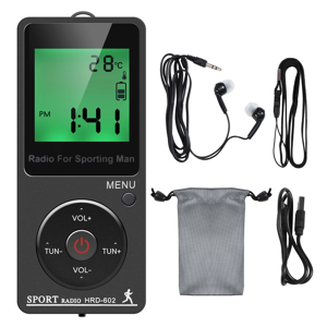 Kopinma AM FM Portable Radio Personal with Headphones Walkman Rechargeable Battery Digit Kopinma AM FM Portable Radio Personal with Headphones Walkman Rechargeable Battery Digit