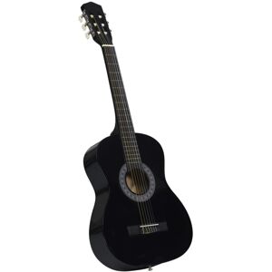 vidaXL Classical Guitar for Beginner and Kids Black 3/4 36" Music Instrument vidaXL Classical Guitar for Beginner and Kids Black 3/4 36" Music Instrument