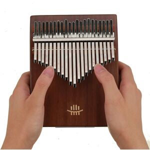GreenZech (Dark Brown) 21 Keys Thumb Piano Wooden Professional Kalimba Bottom Hole Mahogan GreenZech (Dark Brown) 21 Keys Thumb Piano Wooden Professional Kalimba Bottom Hole Mahogan