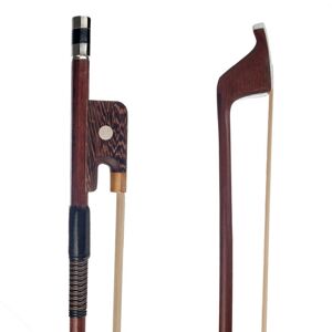 GreenZech 4/4 Double Bass Bow French Style Brazilwood Stick with Wenge Frog Sheep Skin Gri GreenZech 4/4 Double Bass Bow French Style Brazilwood Stick with Wenge Frog Sheep Skin Gri