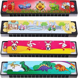 Unbranded Harmonica for kids adults Beginners Bulk 4Pcs Armonica Para Ninos Cartoon Printe Unbranded Harmonica for kids adults Beginners Bulk 4Pcs Armonica Para Ninos Cartoon Printe