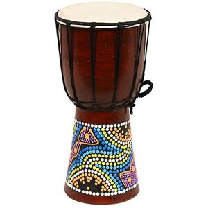 Unbranded 4 Inch Professional African Djembe Drum, Wooden Goat Skin, Traditional Musical I Unbranded 4 Inch Professional African Djembe Drum, Wooden Goat Skin, Traditional Musical I