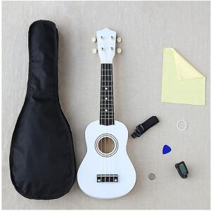 Unbranded (white) Ukulele Combo 21 Ukulele Black Soprano 4 Strings Uke Hawaii Bass Stringe Unbranded (white) Ukulele Combo 21 Ukulele Black Soprano 4 Strings Uke Hawaii Bass Stringe