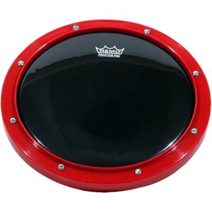 Remo RT-0010-58 10"" Red Tunable Practice Pad with Ambassador Ebony Dr Remo RT-0010-58 10"" Red Tunable Practice Pad with Ambassador Ebony Dr