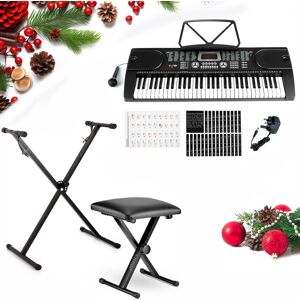 DENNY INT LTD 61 Keys Electronic Keyboard Digital Music Piano Instrument, Microphone StanD & C DENNY INT LTD 61 Keys Electronic Keyboard Digital Music Piano Instrument, Microphone StanD & C