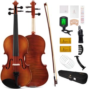 Phoenix Violin 4/4 Full Size Kit Violin Fiddle Set for Beginner Adults Student Phoenix Violin 4/4 Full Size Kit Violin Fiddle Set for Beginner Adults Student