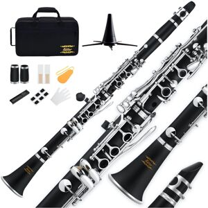 Ooster Eastar B Flat clarinet for Beginner Ebonite clarinet Nickel-plated with 2 Barre Ooster Eastar B Flat clarinet for Beginner Ebonite clarinet Nickel-plated with 2 Barre
