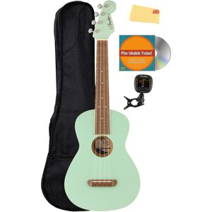Fender Avalon Tenor Ukulele - Surf Green Bundle with Gig Bag Tuner and Austin Fender Avalon Tenor Ukulele - Surf Green Bundle with Gig Bag Tuner and Austin