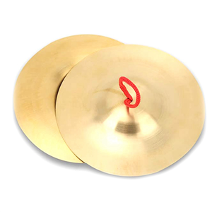 sin marca Crash Cymbal, Pack Of 2 Brass Hand Pool Percussion Instrument Toy sin marca Crash Cymbal, Pack Of 2 Brass Hand Pool Percussion Instrument Toy
