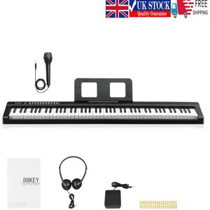 Unbranded 88 Key Full Size Semi-Weighted Keyboards Digital Piano w/ MIDI Bluetooth Unbranded 88 Key Full Size Semi-Weighted Keyboards Digital Piano w/ MIDI Bluetooth