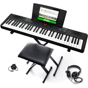 Alesis Melody 61 Keyboard Piano for Beginners with 61 Keys, Speakers, Stand, Ben Alesis Melody 61 Keyboard Piano for Beginners with 61 Keys, Speakers, Stand, Ben