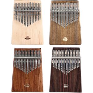 GreenZech (Walnut) 17 Keys Wood Kalimba Bottom Hole Style Mahogany Thumb Piano Musical Ins GreenZech (Walnut) 17 Keys Wood Kalimba Bottom Hole Style Mahogany Thumb Piano Musical Ins