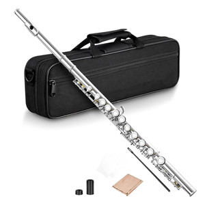 Typecat 16 Closed Open Holes C Key Professional Transverse Flute Concert Music Typecat 16 Closed Open Holes C Key Professional Transverse Flute Concert Music