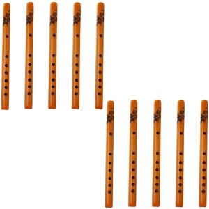 Unbranded For 10pack 6hole Bamboo Flute Recorder Clarinet Musical Instrument Unbranded For 10pack 6hole Bamboo Flute Recorder Clarinet Musical Instrument