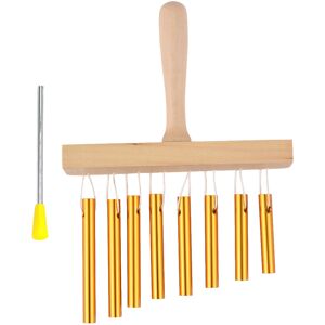 Unbranded Bar Chimes 8 Tone Hand Bells with Knock Stick Unbranded Bar Chimes 8 Tone Hand Bells with Knock Stick