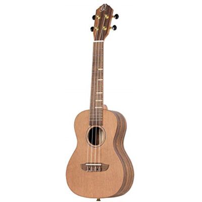 Ortega-Gitarren Timber Series Solid Top LeftHanded Concert Ukulele with Bag Ortega-Gitarren Timber Series Solid Top LeftHanded Concert Ukulele with Bag