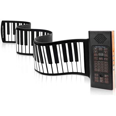 Unbranded (88keys) Roll-up Piano 61 /88 Keys,portable Arranger Keyboards,waterproof Silico Unbranded (88keys) Roll-up Piano 61 /88 Keys,portable Arranger Keyboards,waterproof Silico