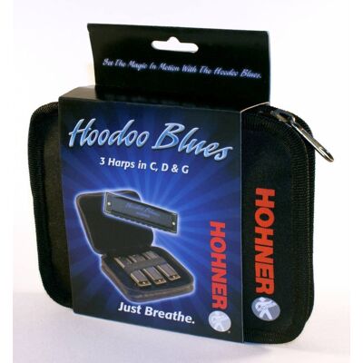 Hohner HBP Hoodoo Blues Harmonica - 3-Pack Hohner HBP Hoodoo Blues Harmonica - 3-Pack