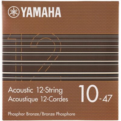 Yamaha Acoustic Guitar Strings 12-String Light (010~047) Phosphor Bronze Yamaha Acoustic Guitar Strings 12-String Light (010~047) Phosphor Bronze