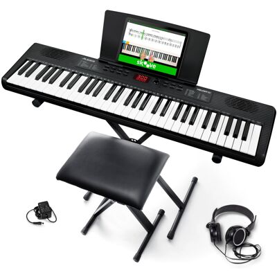 Alesis Melody 61 Keyboard Piano for Beginners with 61 Keys, Speakers, Stand, Ben Alesis Melody 61 Keyboard Piano for Beginners with 61 Keys, Speakers, Stand, Ben