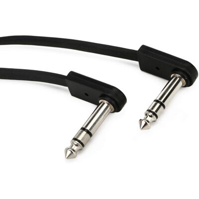 Everything But Stromboli EBS PCF-DLS28 Deluxe Flat Patch Cable TRS Stereo - 28 cm Everything But Stromboli EBS PCF-DLS28 Deluxe Flat Patch Cable TRS Stereo - 28 cm